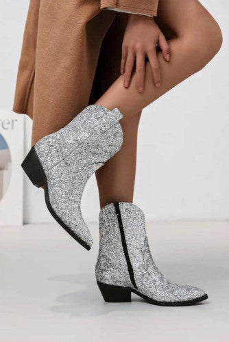 Britt loves sparkle booties