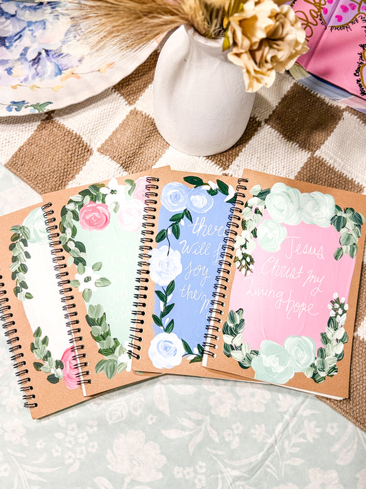 Handpainted Notebook pack of 4