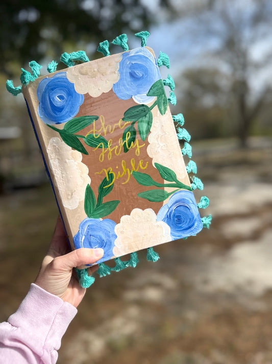 Lightly Loaded Bible and Custom Painting  FILL OUT A FORM TO ORDER NON Refundable!